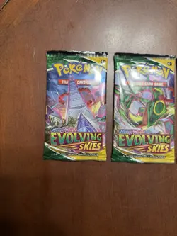 Pokemon TCG: Sword & Shield- (3)Evolving Skies Booster Packs- NEW/FACTORY SEALED - Image 2