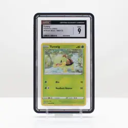 Pokemon Turtwig Non-Holo #006/172 Brilliant Stars 2022 - CGC 9 Mint - Image 1