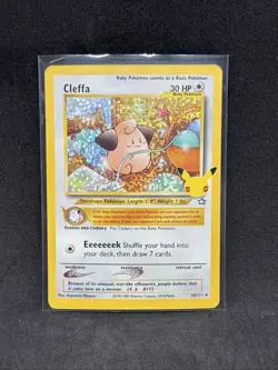 Cleffa Pokemon Celebrations: Classic Collection 20/111 NM MINT 25th Anniversary - Image 1