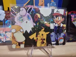 1999 Vintage Pocket Monsters Vending Prism - Pikachu, Psyduck, Ash Friends #437 - Image 2