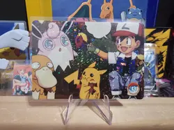 1999 Vintage Pocket Monsters Vending Prism - Pikachu, Psyduck, Ash Friends #437 - Image 3
