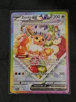 Eevee EX 174 Scarlet & Violet Promo Holo Card Prismatic Evolutions NM - Image 1