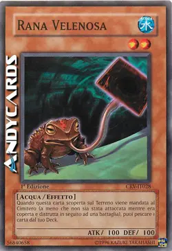 RANA VELENOSA • (Poison Draw Frog) • Comune • CRV IT028 • YUGIOH! • ANDYCARDS - Image 1
