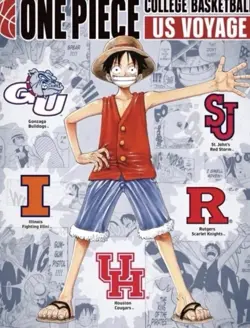 ONE PIECE Monkey.D.Luffy College Basketball US Voyage WITH POSTER UNOPENED - Image 2