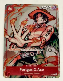 2023 One Piece Portgas D. Ace Event Pack Vol. 1 Promo (2x) Cards P-028 English - Image 3
