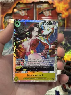 BOA HANCOCK - OP14-112 Super Rare Foil One Piece TCG The Azure Sea’s Seven - Image 1