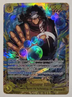 One Piece TCG Bartholomew Kuma OP12-119 Legacy of the Master Foil Secret Rare NM - Image 1