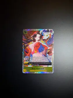 One Piece TCG The Azure Sea’s Seven English Boa Hancock Super Rare OP14-112 - Image 1