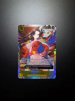 One Piece TCG The Azure Sea’s Seven English Boa Hancock Super Rare OP14-112 - Image 3