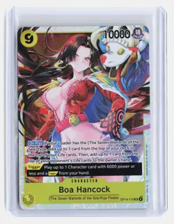Boa Hancock One Piece The Azure Sea's Seven #OP14-112 SR Super Rare Holo Foil - Image 1