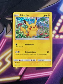 Pikachu 4/12 Holo McDonald's Promo Pokemon TCG Card 2018 NM-LP - Image 1