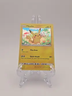 Pikachu 4/12 Holo McDonald's Promo Pokemon TCG Card DMG 2018 #2 - Image 1