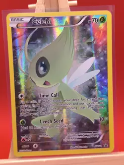 Celebi XY111 Generations Special Ultra Rare Full Art Holo Promo Pokemon Card - Image 1