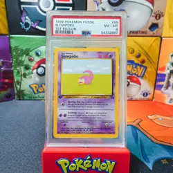 PSA 8 1999 Pokemon Game 1st Edition Fossil Slowpoke 55 - Image 1
