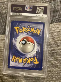 1999 Pokemon Fossil 1st Edition Slowpoke 55/62 PSA 8 NM-MT - Image 3