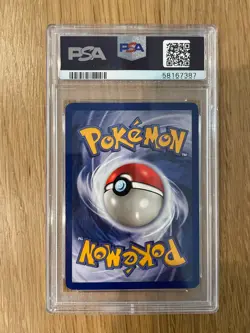 1999 Pokemon Fossil Slowpoke #55 1st Edition PSA 8 NM-MT - Image 2