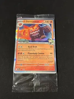 Pokemon Journey Together Sealed STAFF Promo Set (4 Cards) - Near Mint Unplayed - Image 1