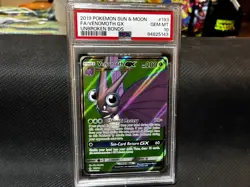 Pokemon TCG Venomoth GX Holo Ultra Rare Card Unbroken Bonds PSA 10 Gem Mint - Image 1