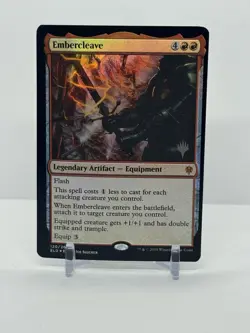 Embercleave #120/269 MTG Throne Of Eldraine 2019 Mythic Foil TCG Card Near Mint - Image 1