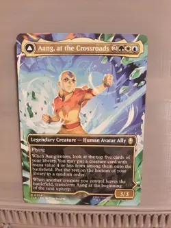 Aang, at the Crossroads - Borderless | TLA #304 | MTG Avatar - Image 1