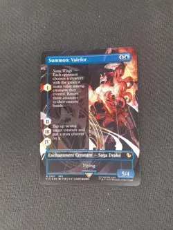 Summon Valefor Borderless FIC 0197 MTG Final Fantasy Eng Foil - Image 1
