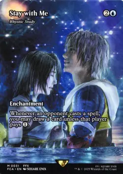 2025 Magic The Gathering MTG Stay With Me Borderless Mythic Rare #0031 - Image 1