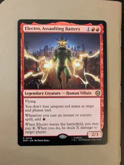 MTG Electro, Assaulting Battery R0076 Marvel's Spider-Man NM - Image 1