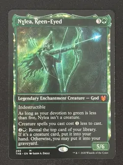 1x MTG Nylea, Keen-Eyed (Showcase) - Theros Beyond Death (THB) #266 - Magic - Image 1