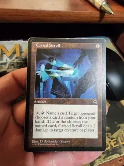 Tempest MTG 1 Cursed Scroll Magic - Image 1
