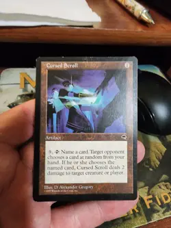 Tempest MTG 1 Cursed Scroll Magic - Image 1