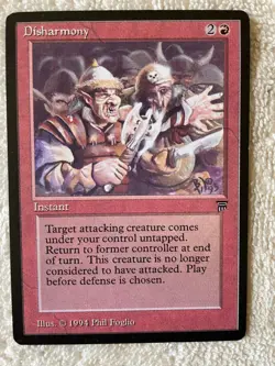disharmony, Legends, mtg - Image 1