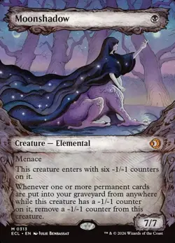 Moonshadow ** Showcase ** #313 - Lorwyn Eclipsed - NM MTG - Image 1