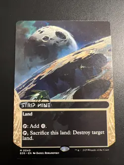 Strip Mine (0040) (Borderless) [Edge of Eternities: Stellar Sights] Near Mint - Image 1
