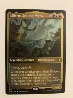 Miirym, Sentinel Wyrm (Foil Etched) Commander Legends: Battle for Baldur's Gate - Image 1