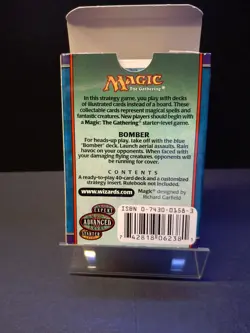 2001 MtG - 7th Edition Theme Deck - Bomber (Blue) English - Slight warp WOC06238 - Image 2