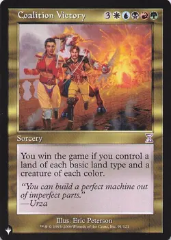 Coalition Victory The List Reprints Regular - Image 1