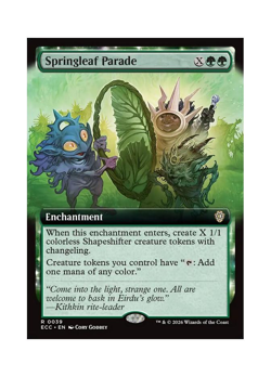 Magic the Gathering MTG ECC Springleaf Parade 39 Regular Near Mint - Image 1