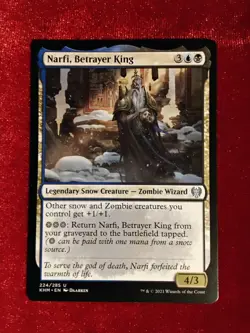 Narfi, Betrayer King 224/285 Kaldheim Magic The Gathering MTG - Unplayed Mint+ - Image 1