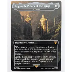 Argonath, Pillars of the Kings, Tales of Middle-Earth Commander (LTC) #351, NM - Image 1