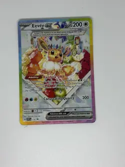 2025 POKEMON SVP EN-SV BLACK STAR PROMO #174 EEVEE ex PRISMATIC EVOLUTIONS CARD - Image 1