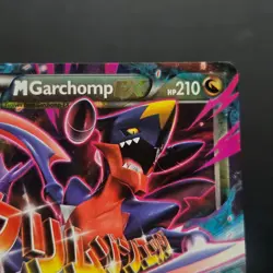 Mega M Garchomp EX XY168 Black Star Promo Rare Holo Pokemon Card LP Played - Image 5