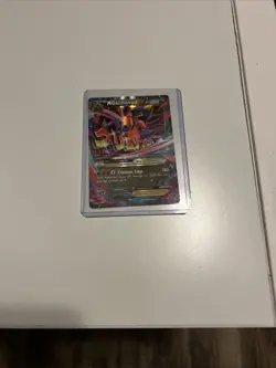 Pokemon Mega M Garchomp EX Black Star Promo Rare Holo Card XY168 - Image 1