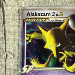 Alakazam Lv.X 103/111 Rising Rivals Holo Ultra Rare Pokemon TCG Nintendo HP - Image 3