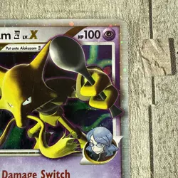 Alakazam Lv.X 103/111 Rising Rivals Holo Ultra Rare Pokemon TCG Nintendo HP - Image 4