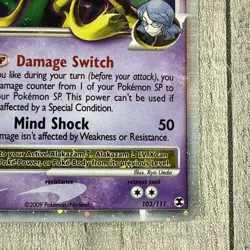 Alakazam Lv.X 103/111 Rising Rivals Holo Ultra Rare Pokemon TCG Nintendo HP - Image 5