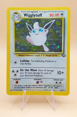 Wigglytuff Holo Rare Jungle 16/64 Pokemon Card - WOTC 1999 - Image 1