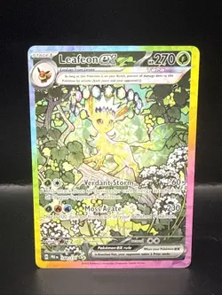 Pokemon TCG Leafeon ex 144/131 Prismatic Evolutions SIR - Image 1