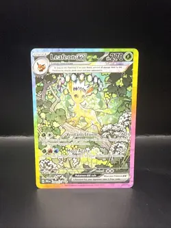 Pokemon TCG Leafeon ex 144/131 Prismatic Evolutions SIR - Image 2