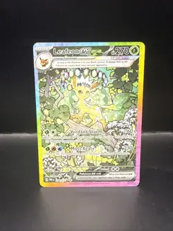 Pokemon TCG Leafeon ex 144/131 Prismatic Evolutions SIR - Image 3