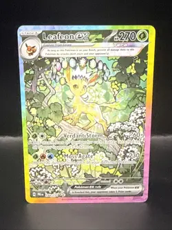Pokemon TCG Leafeon ex 144/131 Prismatic Evolutions SIR - Image 5
